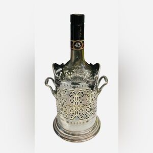 Antique Daniel & Arter Birmingham England Bottle Holder Stand